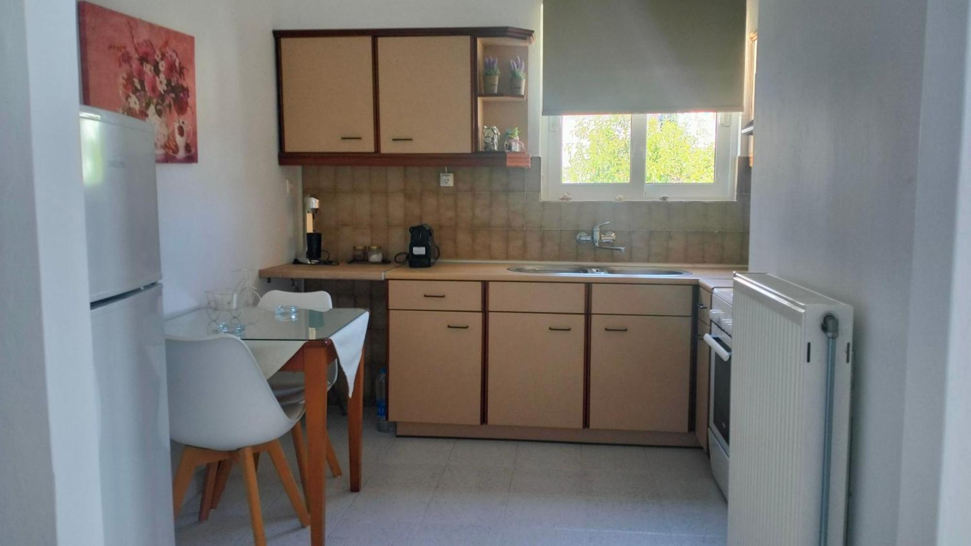 Apartmán Θέαστρον - Theastron House With Great View In Chora Pera Gyalos Exteriér fotografie