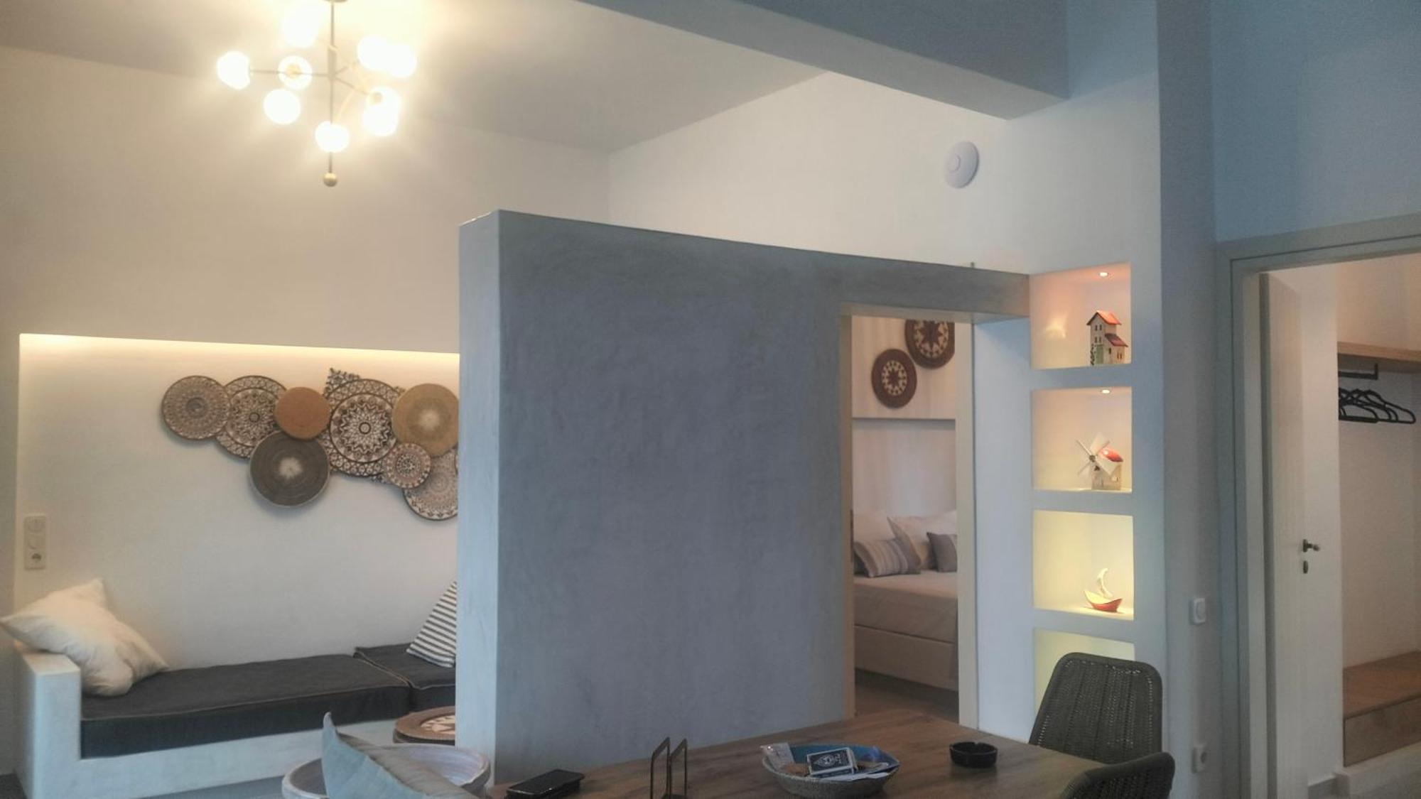 Apartmán Θέαστρον - Theastron House With Great View In Chora Pera Gyalos Exteriér fotografie